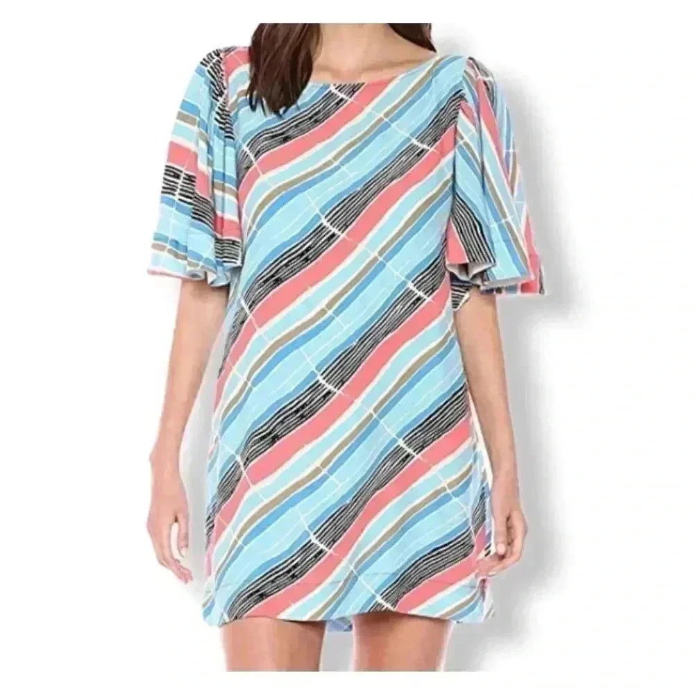 Plenty by Tracy Reese  Flounce Sleeve Summer dress